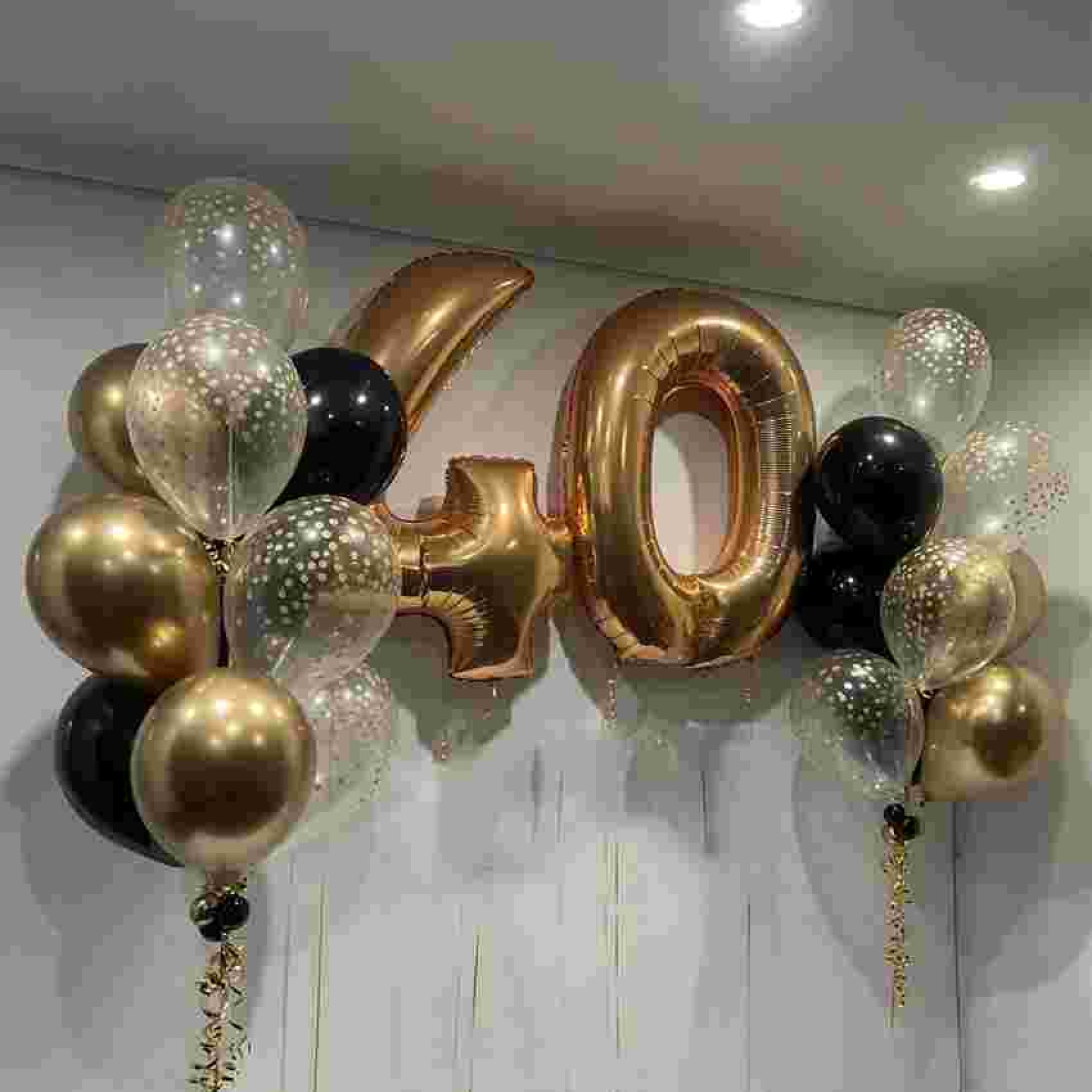 40th Birthday Balloon Decoration Package | Balloon Zone Dubai