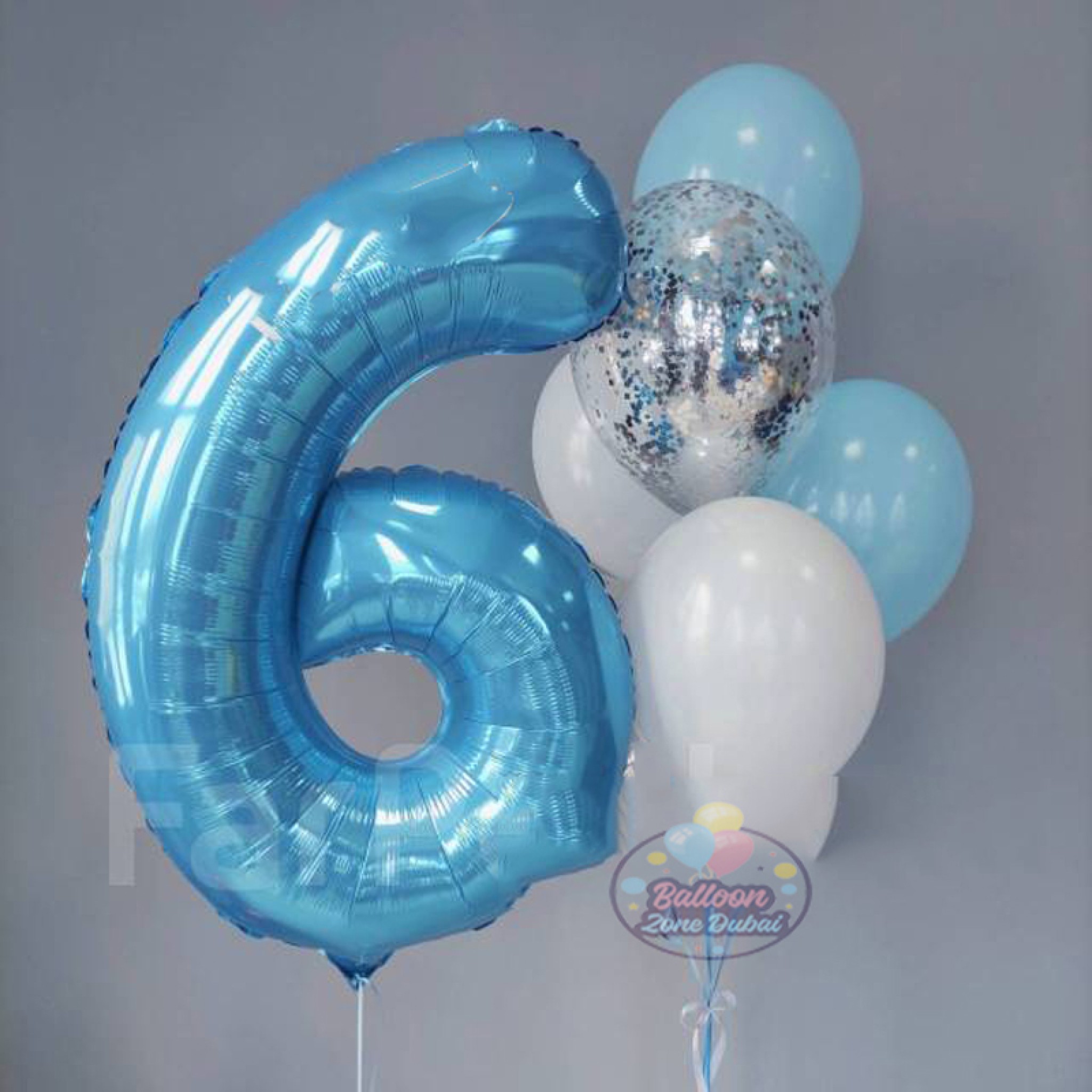 6th birthday balloons decorations Dubai