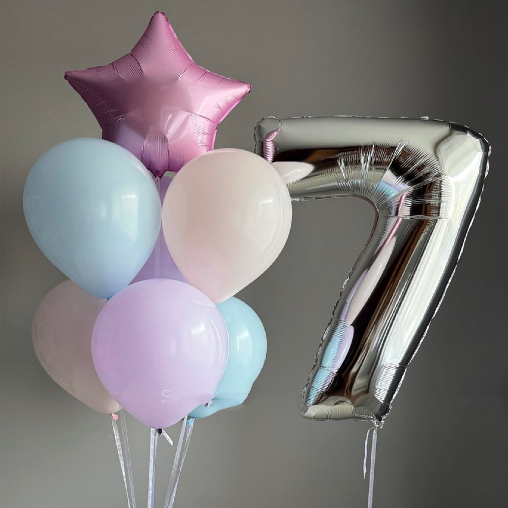 7th Birthday Balloon Bouquet Dubai – Helium Number & Bouquet Package