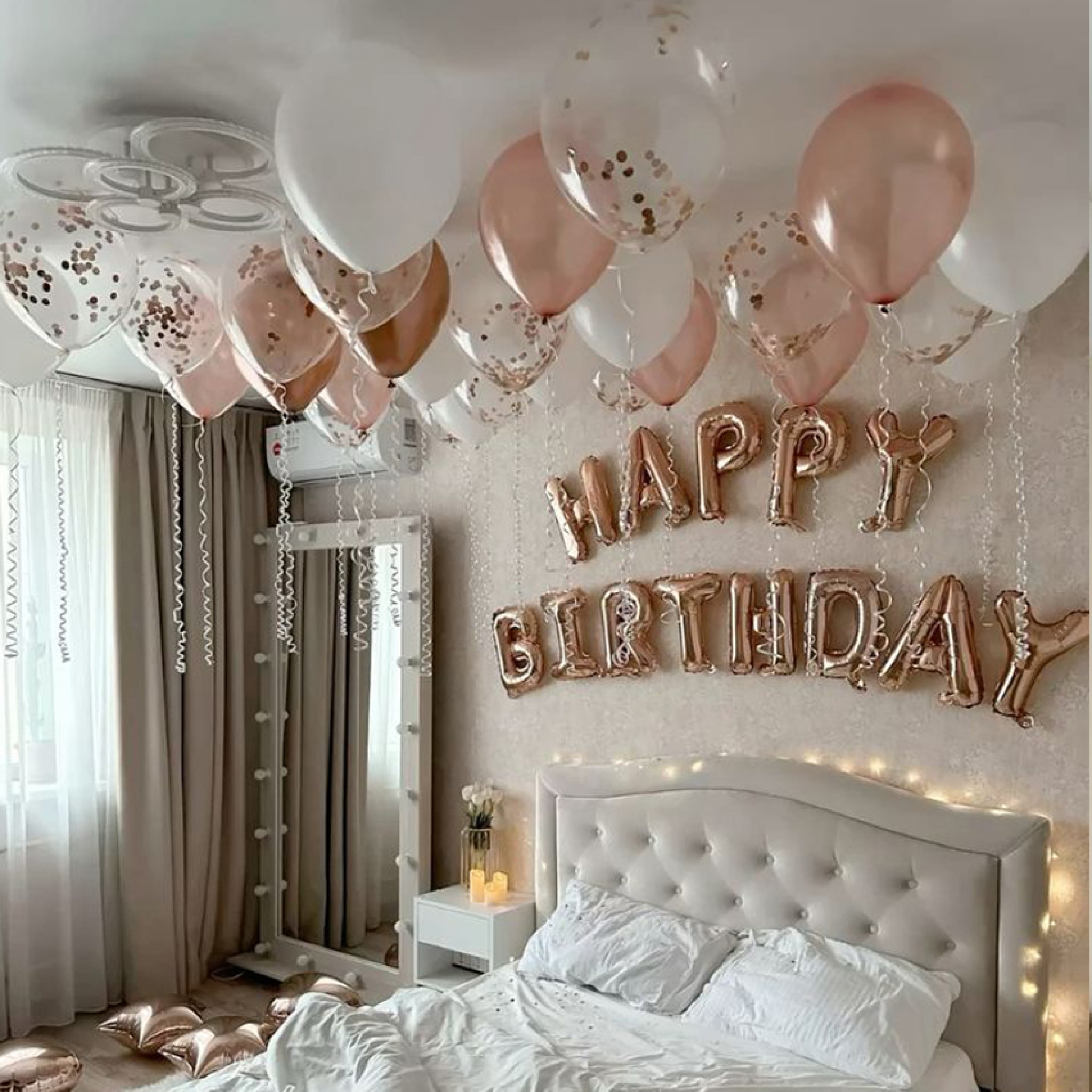 Birthday Balloon Decoration Dubai – Hotel Surprise & Confetti Celebration Package