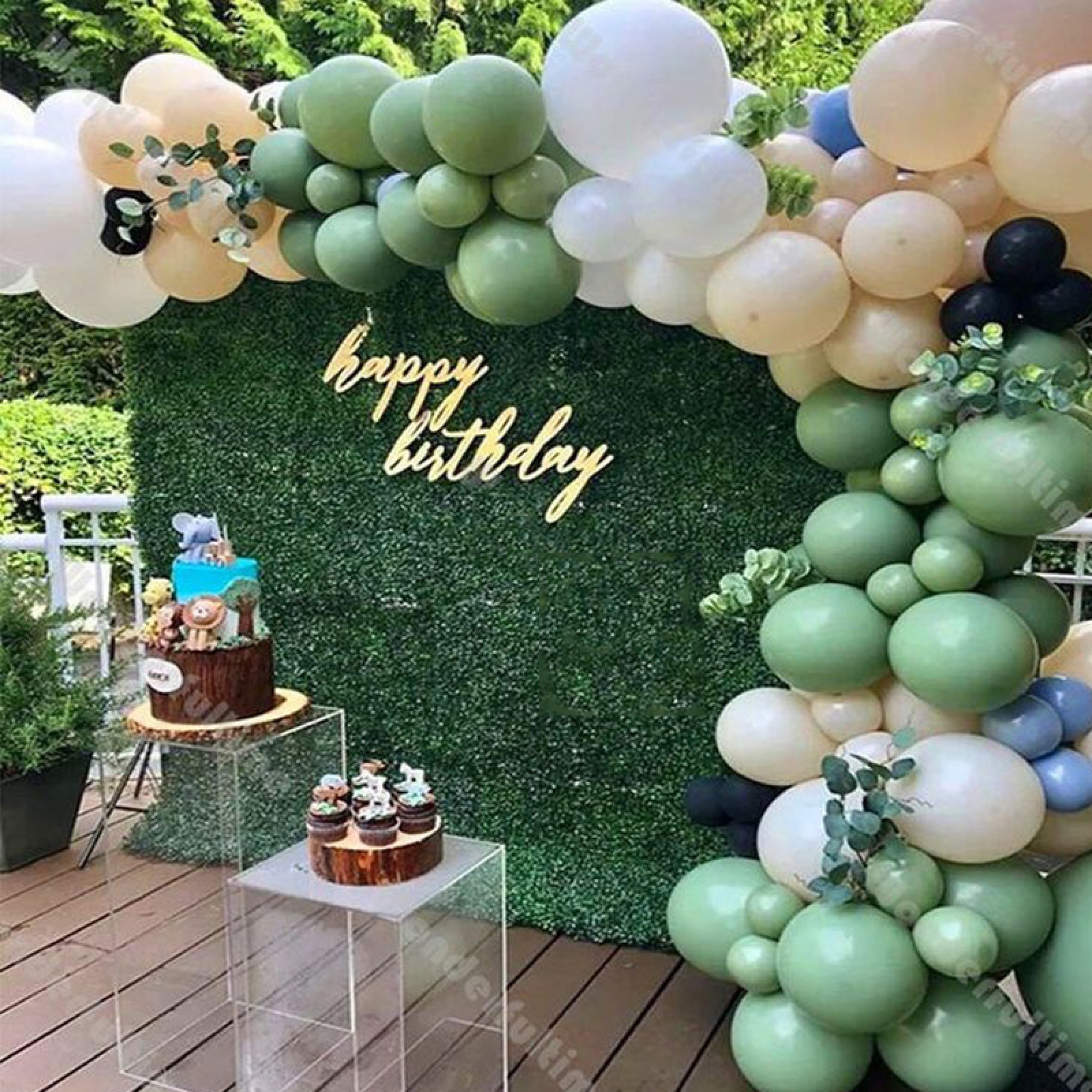 Birthday balloons garlands package