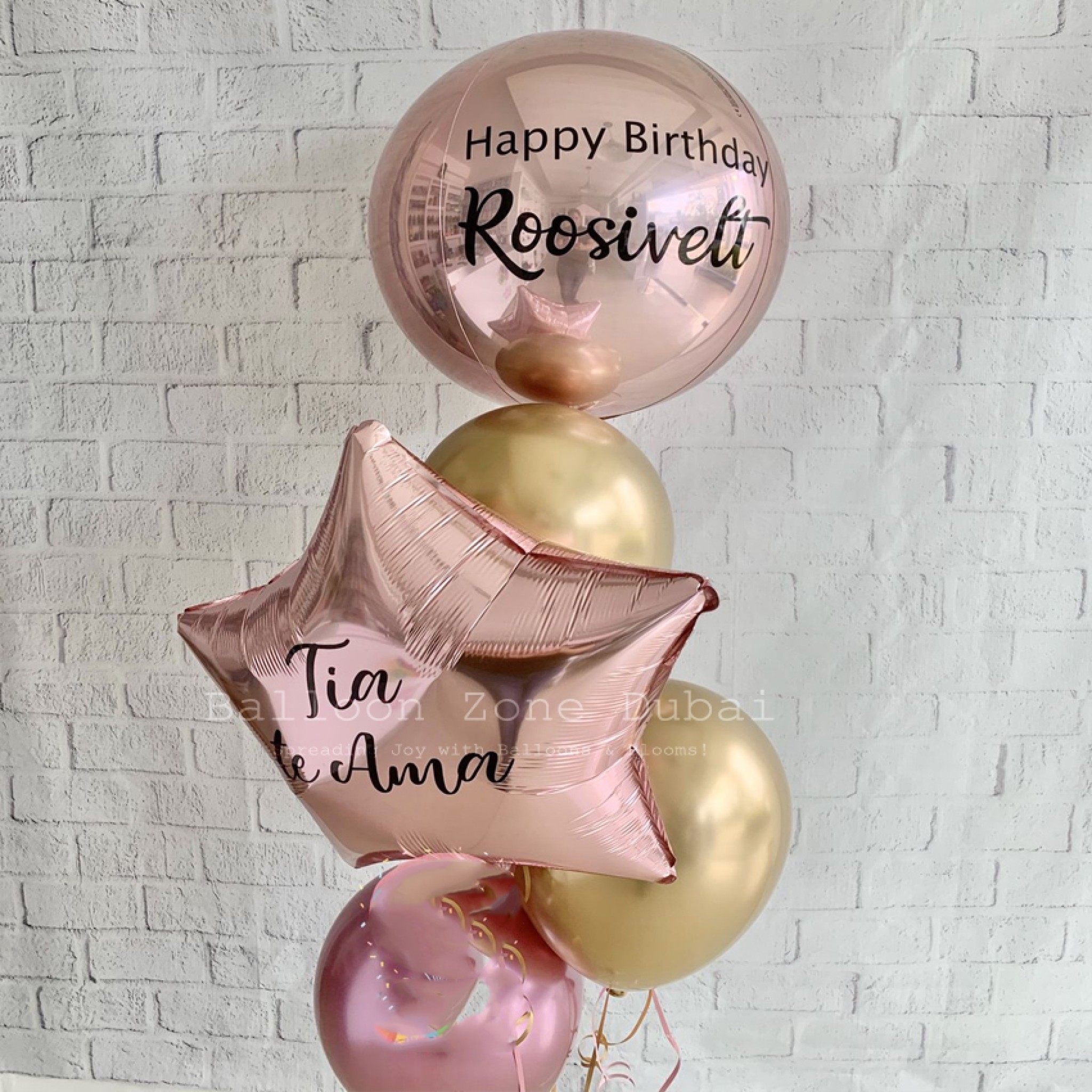 Birthday Orbz Balloon Bouquet Celebration