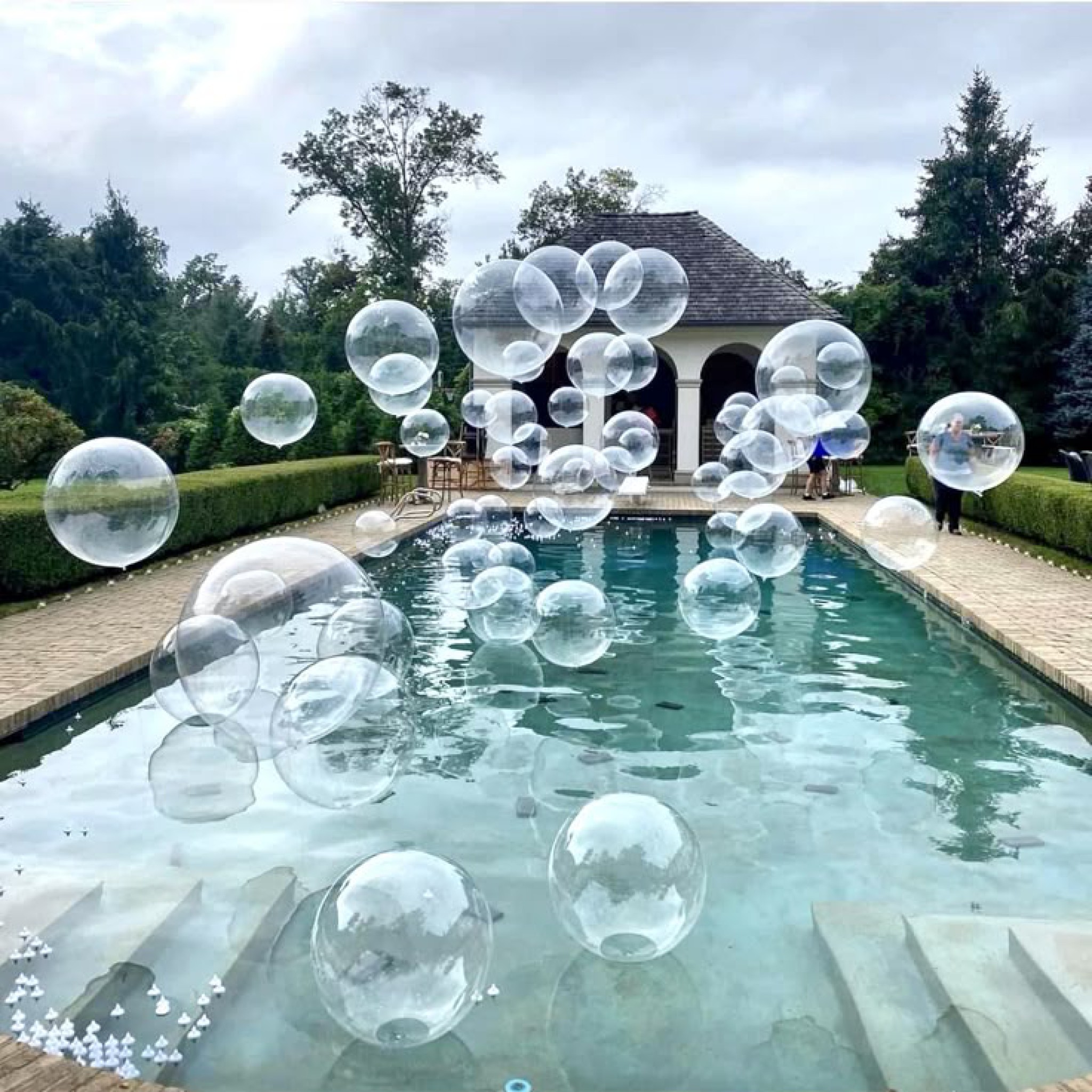 Bubbles & Balloons: Poolside Décor Set Up (SP-ID#1006)