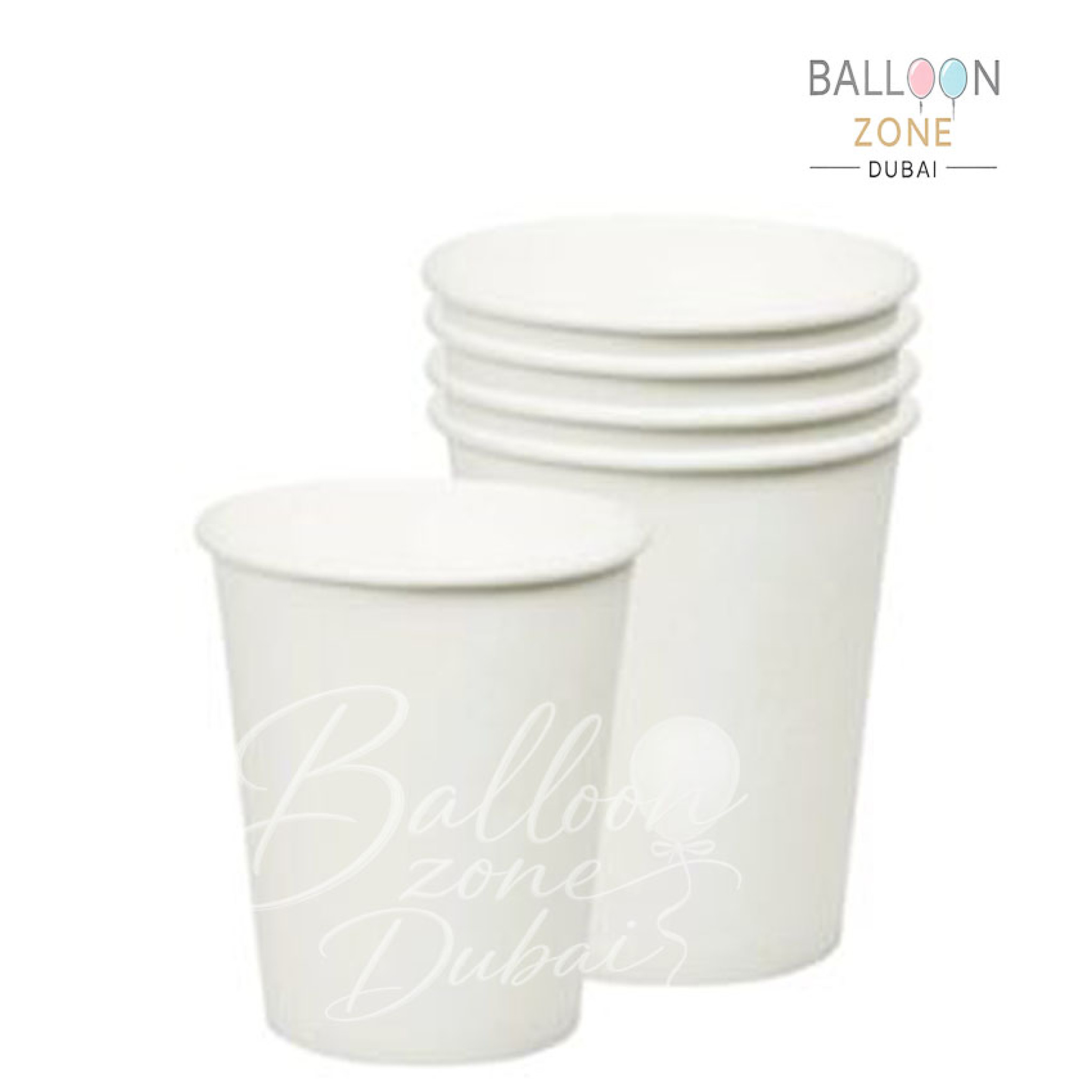 Disposable Paper Cups â€“ White