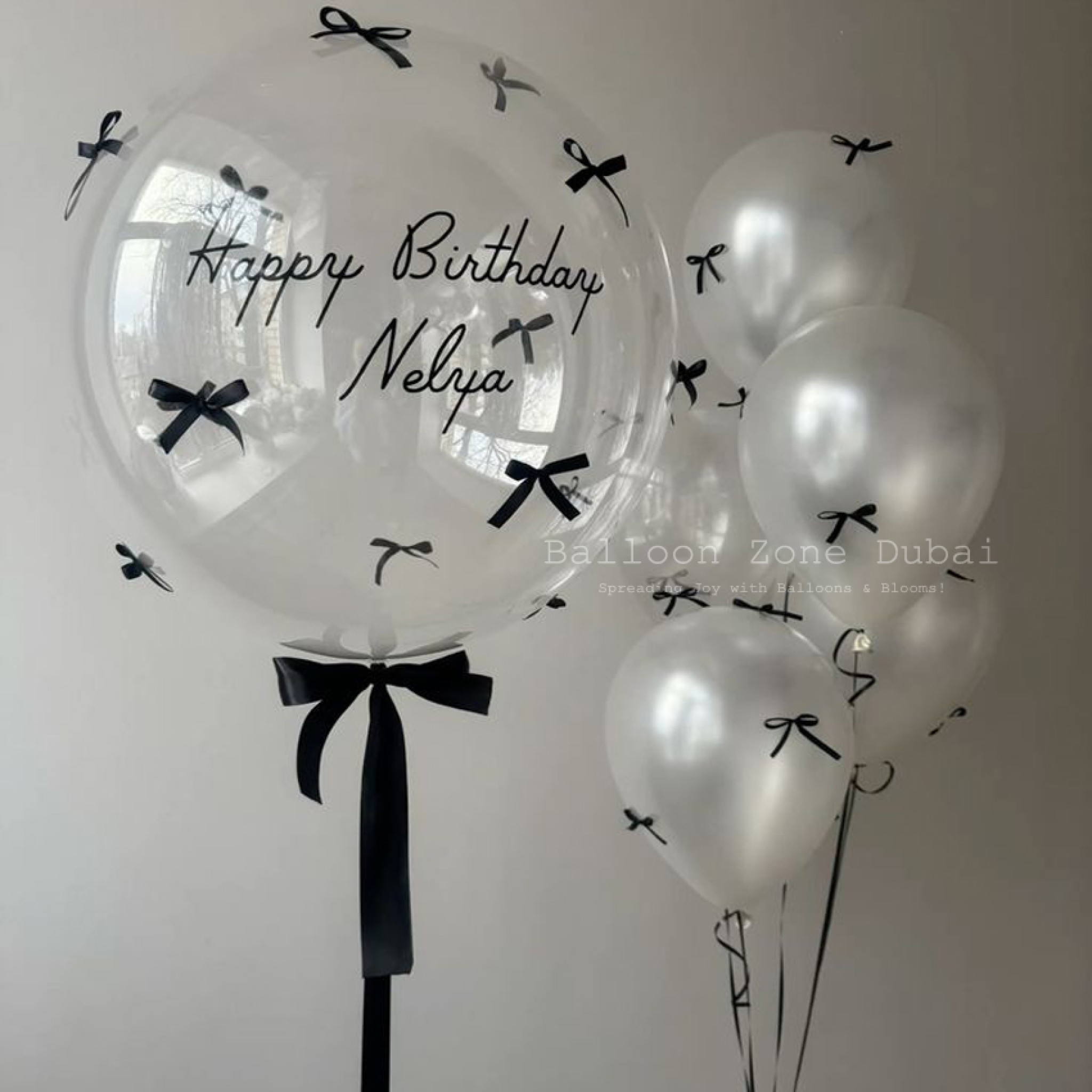 Elegant Knots Bubble Balloon Bouquet Set
