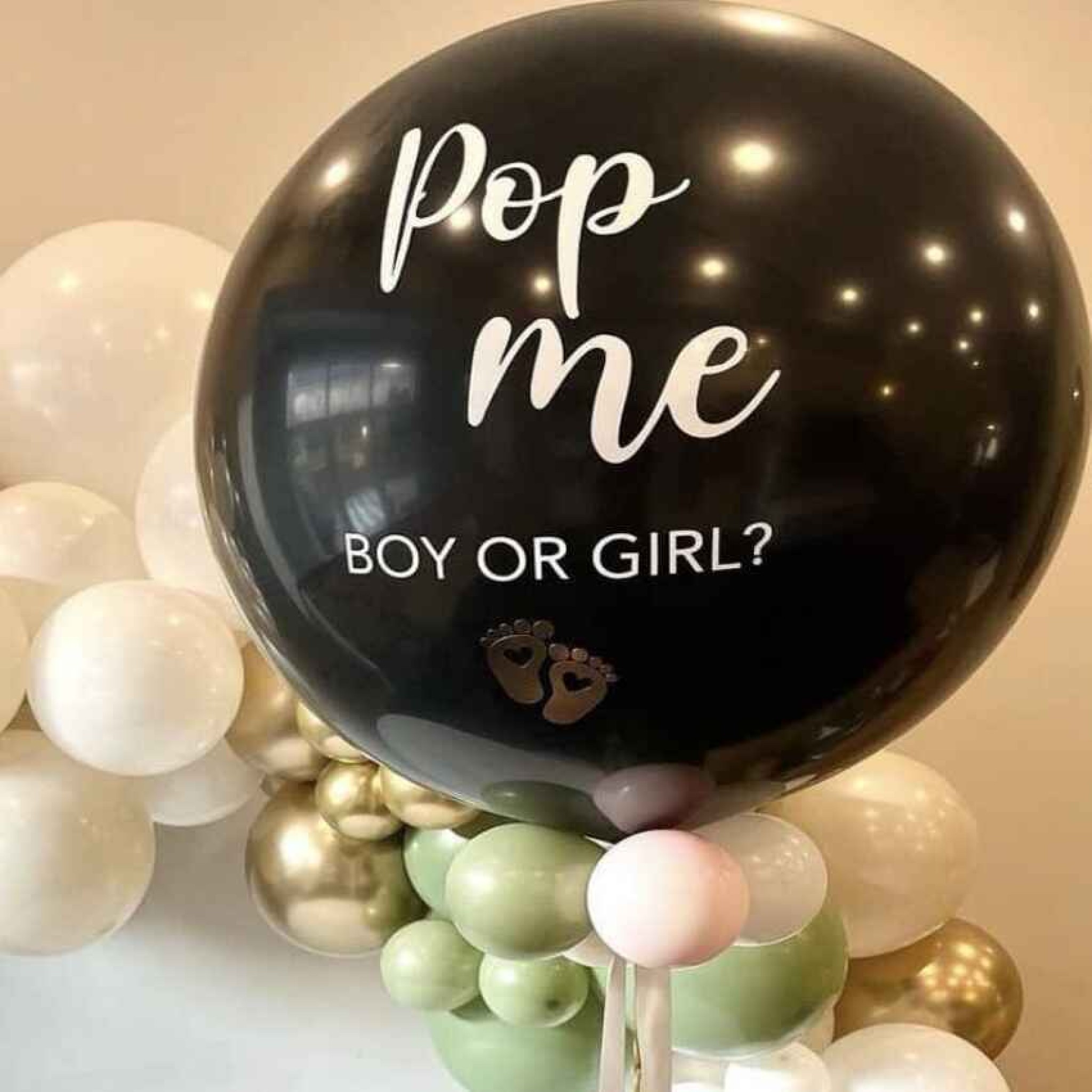 Gender Reveal Balloon Garland Decoration â€“ Balloon Zone Dubai