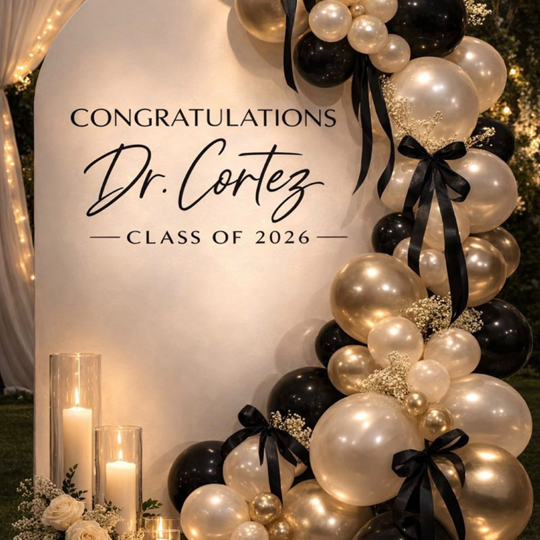 Graduation Garden Balloon Package