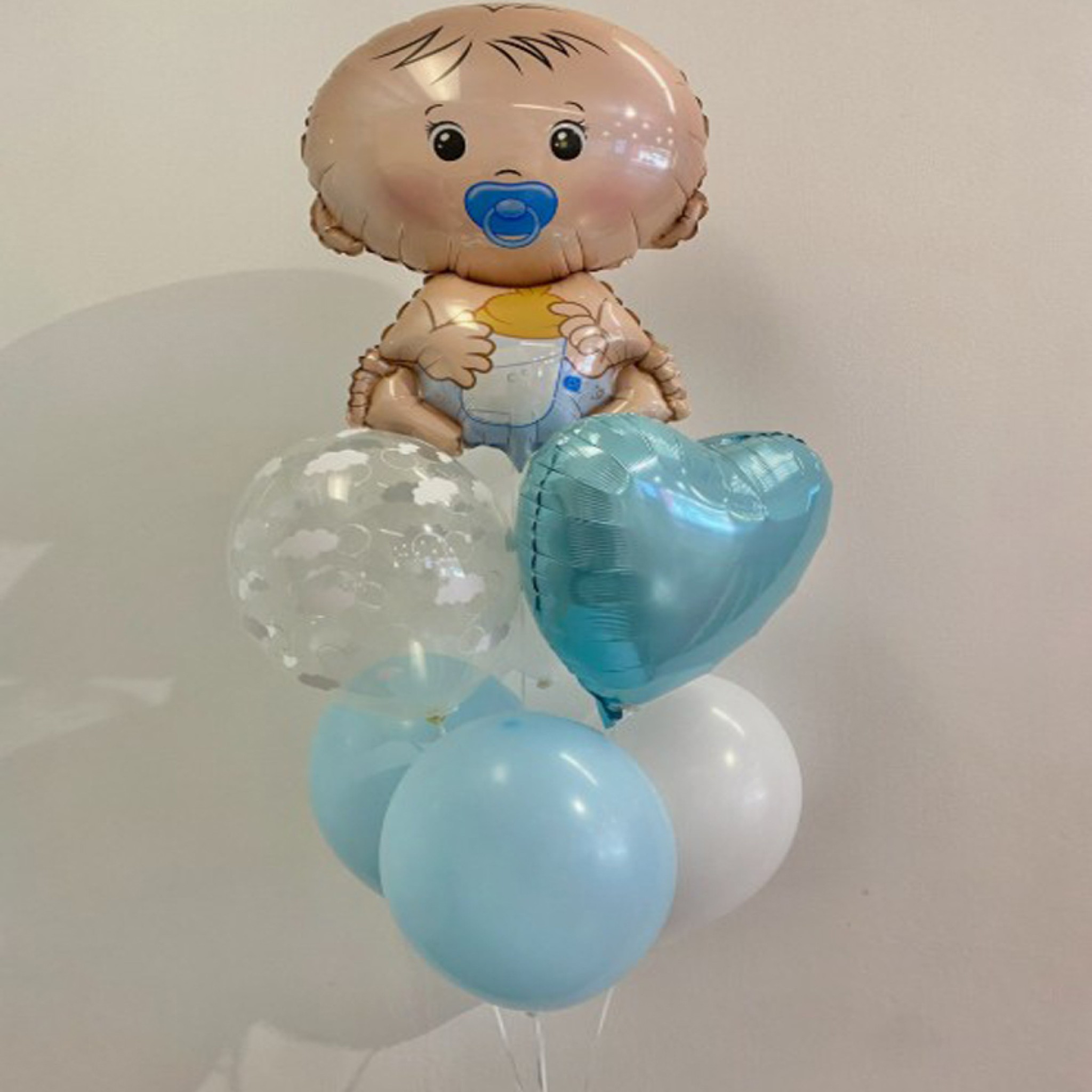 Lovely â€œItâ€™s a Boyâ€ Baby Balloon Bouquet