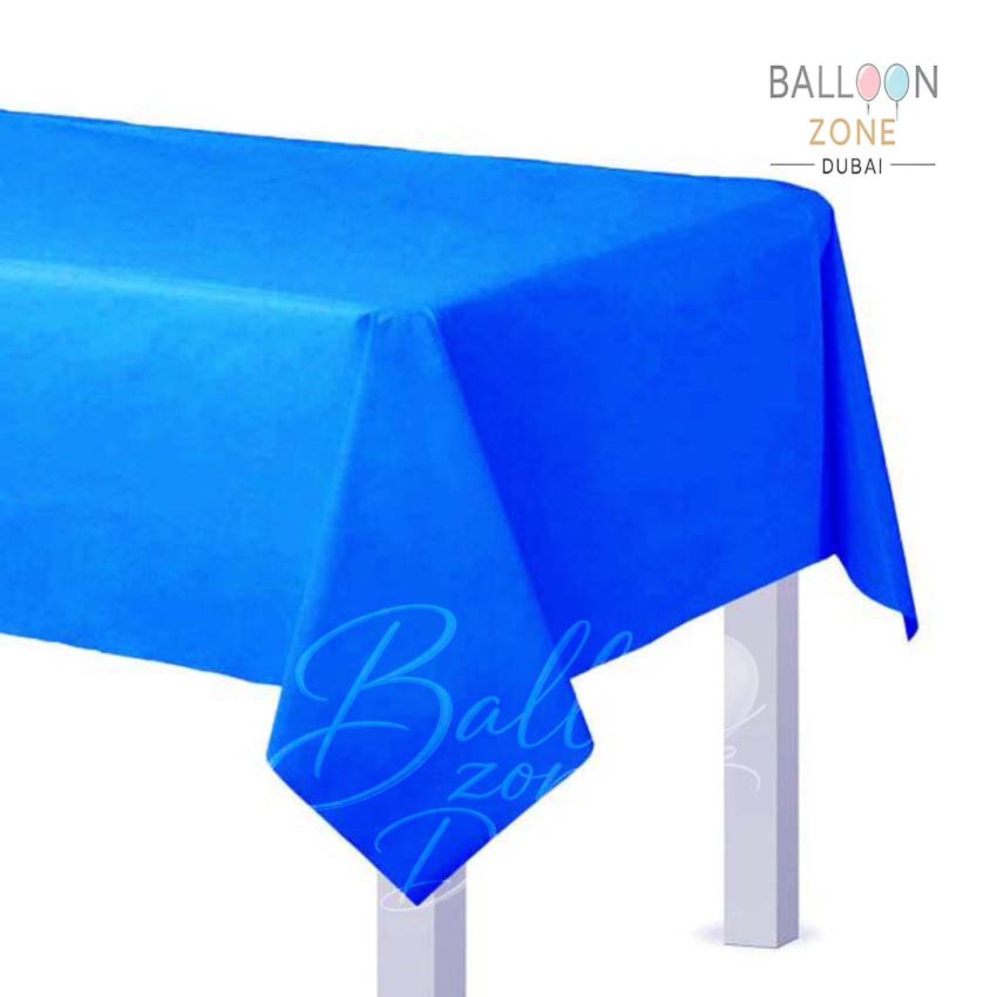Royal Blue Plastic Table Cover