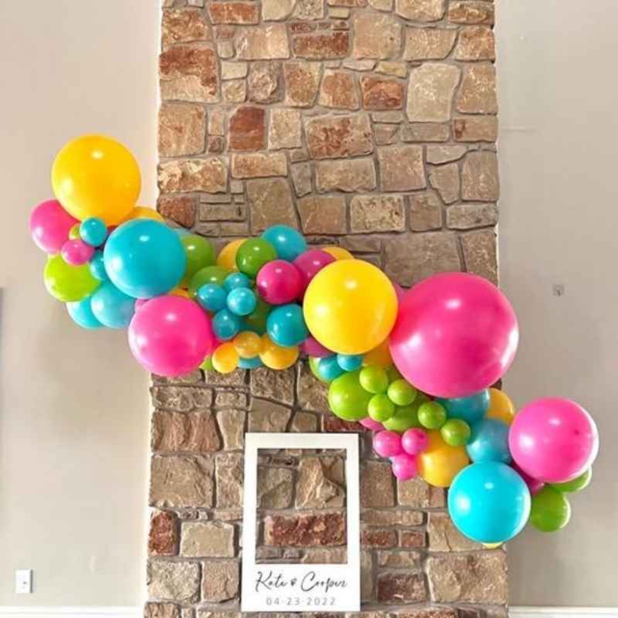 Vibrant Multi-Color Balloon Garland Kit 