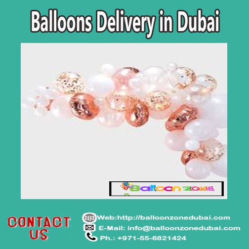 Balloons delivery in Dubai