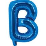 40" letter Blue Helium Foil Balloon