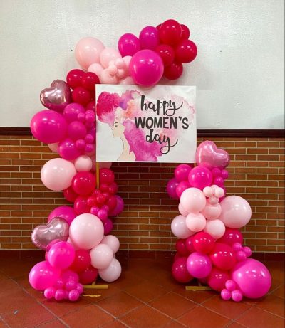 Woman's day balloons