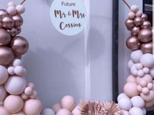 organic balloons garland