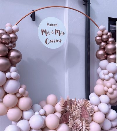 organic balloons garland