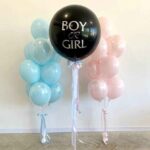 Gender reveal balloons