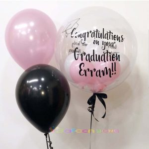 Congratulation balloons