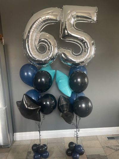 65th Birthday Balloons