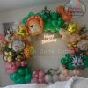 Jungle theme birthday balloons