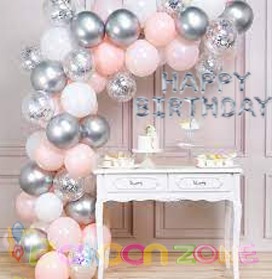 silver-birthday-balloons-garlands