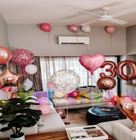 30th birthday balloons
