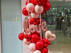 Valentine's day balloons