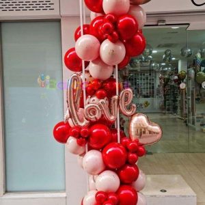 Valentine's day balloons