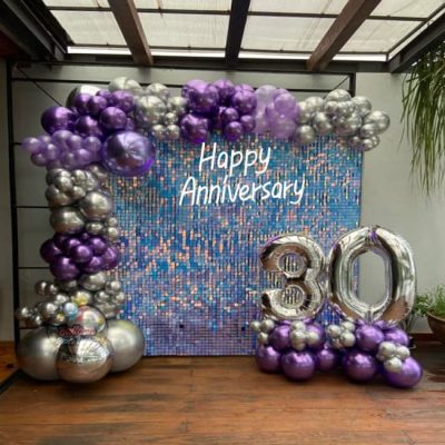 Anniversary balloons