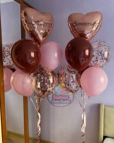 Heartfelt Love Anniversary Balloon Surprise